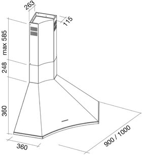 Вытяжка Фалмек Elios ANG ix (600) S фото 4 Вытяжка Falmec Elios ANG ix (600) S фото 4