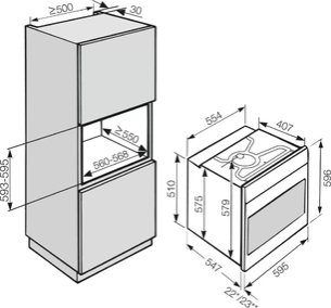 Духовой шкаф Миле H6660BP OBSW черный обсидиан фото 3 Духовой шкаф Miele H6660BP OBSW черный обсидиан фото 3
