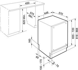 Встраиваемая посудомоечная машина Франке FDW 410 E8P A+ фото 3 Встраиваемая посудомоечная машина Franke FDW 410 E8P A+ фото 3