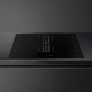 Варочная панель со встроенной вытяжкой Smeg HOBD382N2 фото 3