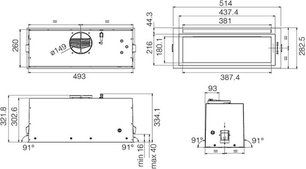 Встраиваемая вытяжка Элика LANE SENSOR BL MAT/A/52 старая версия фото 2 Встраиваемая вытяжка Elica LANE SENSOR BL MAT/A/52 старая версия фото 2