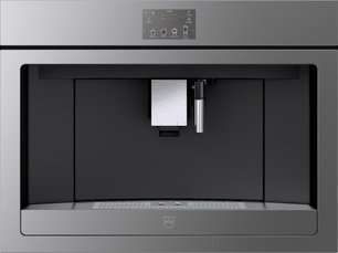 Встраиваемая кофемашина Фауцуг CoffeeCenter V6000 45 COC6T-25005 (платиновое стекло) фото Встраиваемая кофемашина V-ZUG CoffeeCenter V6000 45 COC6T-25005 (платиновое стекло) фото