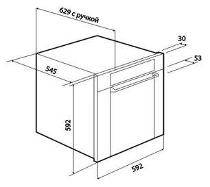 Духовой шкаф Де Дитрих DOP 1055 E (ретро) фото 4 Духовой шкаф De Dietrich DOP 1055 E (ретро) фото 4
