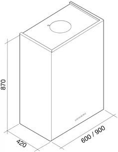 Вытяжка Фалмек Laguna 60 (800) ECP фото 3 Вытяжка Falmec Laguna 60 (800) ECP фото 3