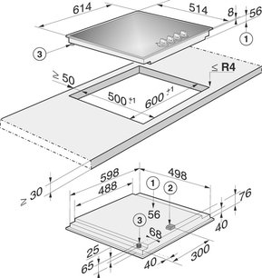 Независимая варочная панель Miele KM 361 G фото 4