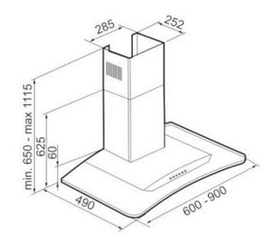 Вытяжка Кертинг KHC 9954 X фото 4 Вытяжка Korting KHC 9954 X фото 4