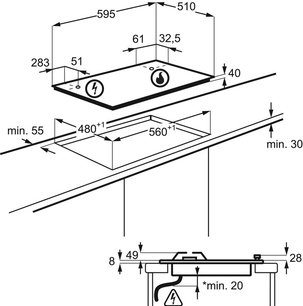 Варочная панель Электролюкс GRE263MW фото 4 Варочная панель Electrolux GRE263MW фото 4