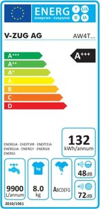Стиральная машина Фауцуг AdoraWash V4000 AW4TOHC re фото 4 Стиральная машина V-ZUG AdoraWash V4000 AW4TOHC re фото 4