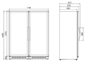 Винный шкаф Дометик C101G Double Classic фото 3 Винный шкаф Dometic C101G Double Classic фото 3