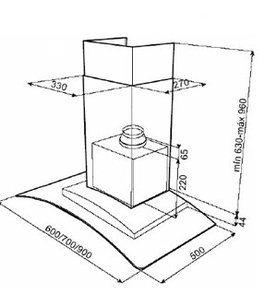 Вытяжка Тека NC2 60 BLACK фото 2 Вытяжка Teka NC2 60 BLACK фото 2