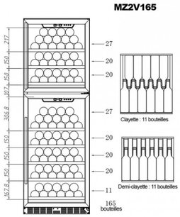 Винный шкаф Ла Соммельер MZ2V165 фото 4 Винный шкаф La Sommeliere MZ2V165 фото 4