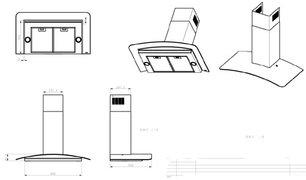 Вытяжка Де Дитрих DHD1177X фото 2 Вытяжка De Dietrich DHD1177X фото 2