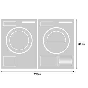 Asko Logic 4 (стиральная машина W4086C.T/3 + сушильная машина T408HD.T.P) фото 2