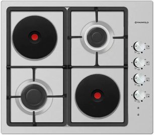 Комбинированная варочная панель MAUNFELD EEHS.64.5ES\KG фото