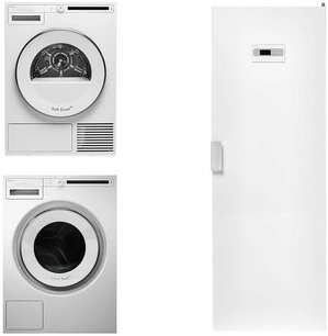 Asko Classic 13 (стиральная машина W2084.W/3 + сушильная машина T208C.W + сушильный шкаф DC7774 V.W) фото