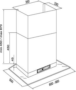 Вытяжка Куперсберг DG 600 4HTC фото 3 Вытяжка Kuppersberg DG 600 4HTC фото 3