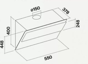 Вытяжка Falmec VERSO 55 WHITE фото 4