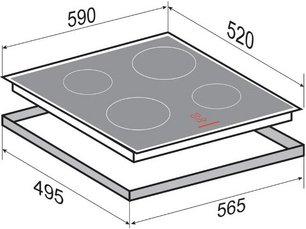 Стеклокерамическая варочная панель Зигмунд Штайн CI 30.6 W фото 4 Стеклокерамическая варочная панель Zigmund Shtain CI 30.6 W фото 4