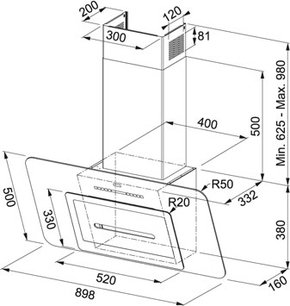 Вытяжка Франке FSN 908 BK фото 4 Вытяжка Franke FSN 908 BK фото 4