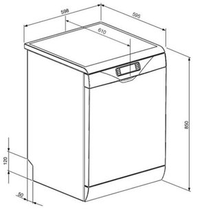 Посудомоечная машина Смег LVS367B фото 2 Посудомоечная машина Smeg LVS367B фото 2