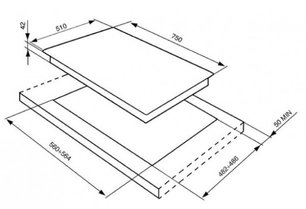 Варочная панель Смег P75 фото 4 Варочная панель Smeg P75 фото 4