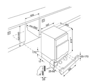 Встраиваемая морозильная камера Смег U8F082DF1 фото 4 Встраиваемая морозильная камера Smeg U8F082DF1 фото 4