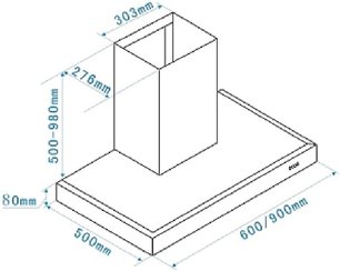 Настенная вытяжка Брандт AD1516X фото 4 Настенная вытяжка Brandt AD1516X фото 4