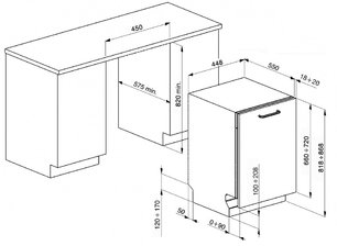 Посудомоечная машина Смег STA4503 фото 2 Посудомоечная машина Smeg STA4503 фото 2
