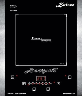 Независимая варочная поверхность Кайзер KCT 3000 RI Avantgard фото Независимая варочная поверхность Kaiser KCT 3000 RI Avantgard фото