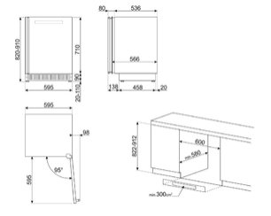 Встраиваемый винный холодильник Смег CVI138LS3 фото 4 Встраиваемый винный холодильник Smeg CVI138LS3 фото 4
