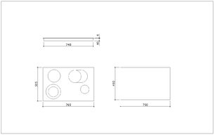 Варочная панель Баразза 1PVTC7 черная фото 2 Варочная панель Barazza 1PVTC7 черная фото 2