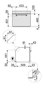 Духовой шкаф Смег SF750BS фото 4 Духовой шкаф Smeg SF750BS фото 4