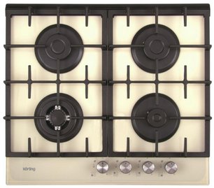 Газовая стеклянная варочная панель Korting HGG 635 CTB фото