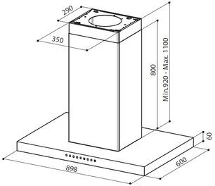 Вытяжка Фабер Pretty Isola ACT EG8 X A90 фото 2 Вытяжка Faber Pretty Isola ACT EG8 X A90 фото 2