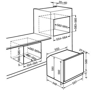 Духовой шкаф Смег SF6922PPZ фото 2 Духовой шкаф Smeg SF6922PPZ фото 2