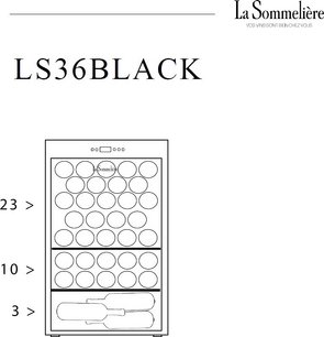 Винный шкаф Ла Соммельер LS36BLACK фото 3 Винный шкаф La Sommeliere LS36BLACK фото 3
