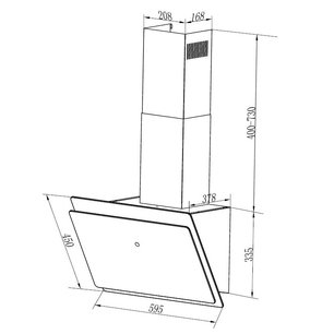 Кухонная вытяжка MAUNFELD Emmy 60 бежевый фото 2