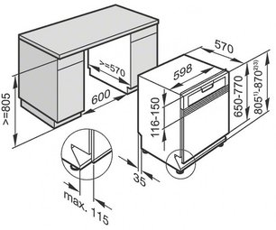 Встраиваемая посудомоечная машина Миле G 5000 SCi фото 4 Встраиваемая посудомоечная машина Miele G 5000 SCi фото 4