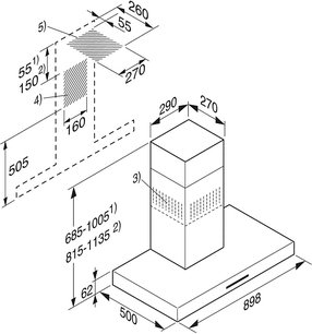 Вытяжка Миле PUR98W фото 3 Вытяжка Miele PUR98W фото 3