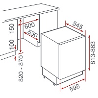 Встраиваемая морозильная камера Тека TGI2 120 D фото 2 Встраиваемая морозильная камера Teka TGI2 120 D фото 2