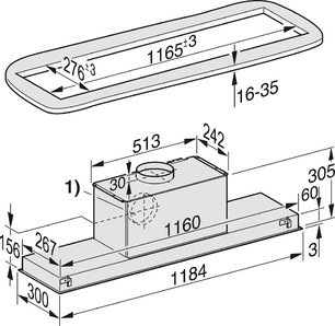 Встраиваемая вытяжка Миле DA 2628 CLST фото 3 Встраиваемая вытяжка Miele DA 2628 CLST фото 3