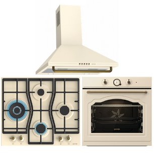 Gorenje (варочная панель GW6D42CLI + духовой шкаф BO6735CLI + вытяжка WHC63CLI) фото