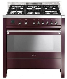 Варочный центр Смег CS19RW-6 фото Варочный центр Smeg CS19RW-6 фото