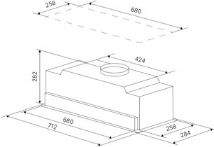 Встраиваемая вытяжка Куперсбуш DEL 8550.0 W фото 2 Встраиваемая вытяжка Kuppersbusch DEL 8550.0 W фото 2