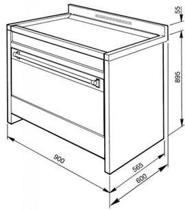 Варочный центр Смег CS19P-6 фото 2 Варочный центр Smeg CS19P-6 фото 2