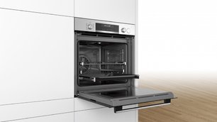 Встраиваемый духовой шкаф с функцией добавления пара BOSCH HRG5184S1 фото 4 Встраиваемый духовой шкаф с функцией добавления пара BOSCH HRG5184S1 фото 4