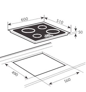 Варочная панель Тека IRF 641 фото 3 Варочная панель Teka IRF 641 фото 3