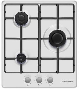 Газовая варочная панель MAUNFELD EGHE.43.3STS-EW фото Газовая варочная панель MAUNFELD EGHE.43.3STS-EW фото