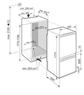 Встраиваемый холодильник Liebherr ICBNd 5153 фото 3