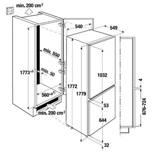 Встраиваемый холодильник Kuppersbusch FKG 8300.1i фото 3